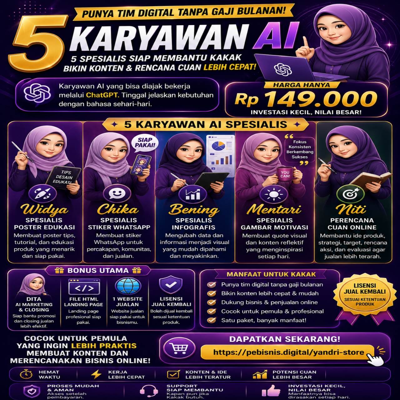 5 Karyawan AI