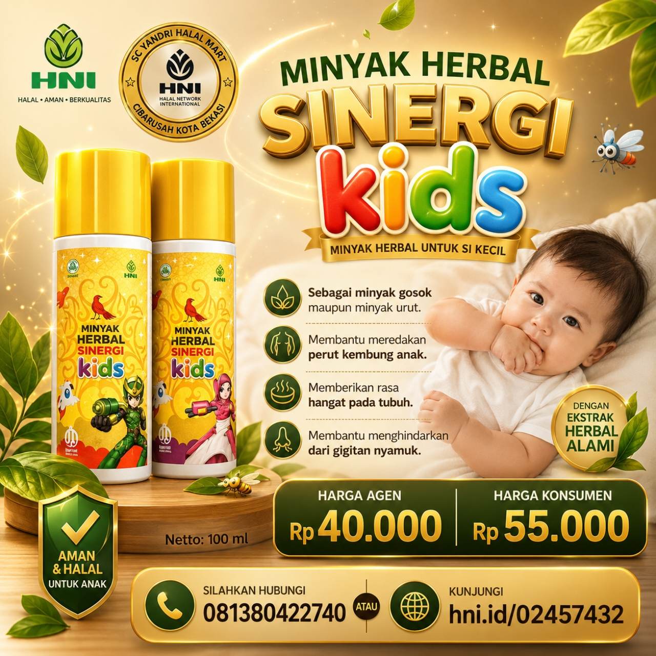 Minyak Herbal Sinergi KIDS